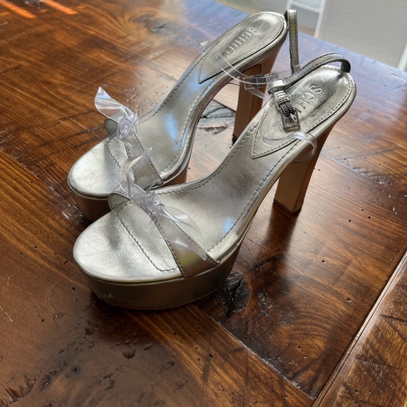 Schutz Elyda Platform Sandal Size 7 - Picture 3 of 9